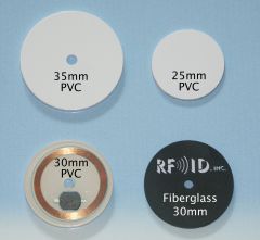 PVC Laminate & Fiberglass RFID Tags - 148 KHz